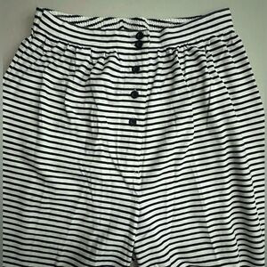 💙🤍🛟GAP Navy White Stripe Cotton Knit Pants NEW